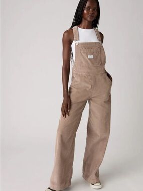 Levi’s Corduroy Wide-Leg Overalls